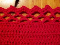 Crochet Lattice edging border