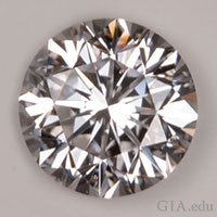 A diamond displaying a “Good” cut grade.