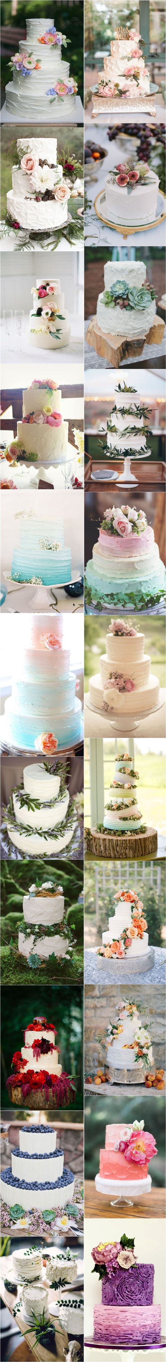 Buttercream wedding cakes. Elegance and texture!!