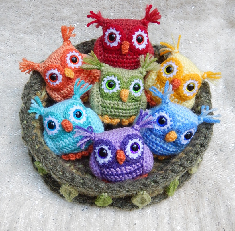 Crochet owls