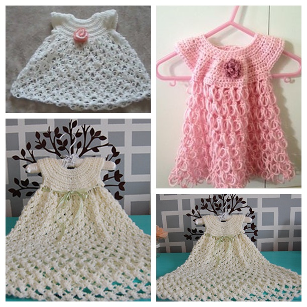 solomon knot baby dress- wonderfuldiy F