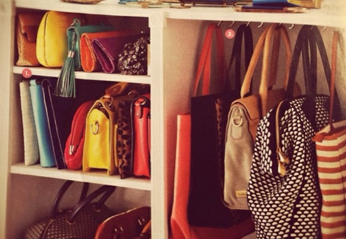 handbag storage coat hanger