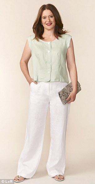 top, £30, and linen trousers, £39, hobbs.co.uk
