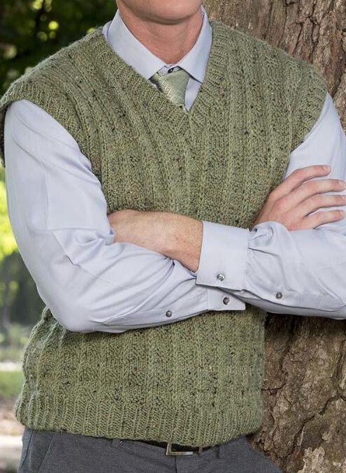 Free Knitting Pattern for Crawley Vest