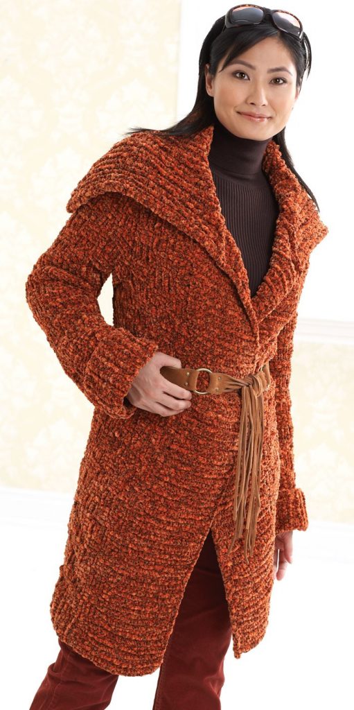 Long Coat Free Knitting Pattern and more free jacket and coat knitting patterns