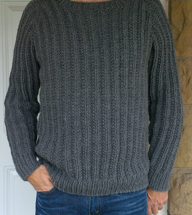 Free Knitting Pattern for One Row Repeat Men