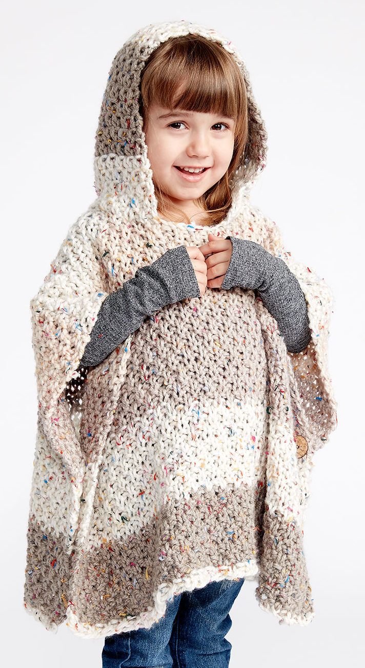 Free Knitting Pattern for Sprinkles Hooded Child