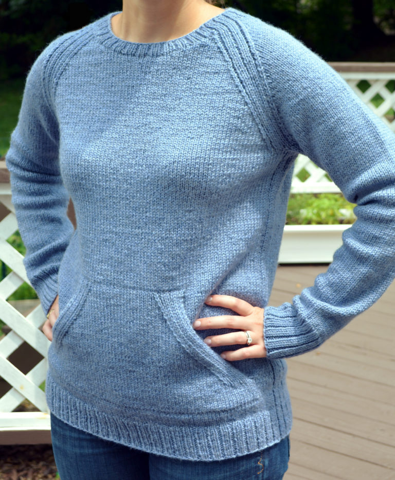 Free Knitting Pattern for Sweatshirt Sweater
