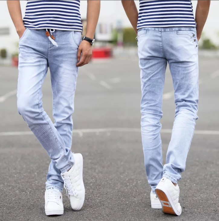 светлые джинсы мужские
