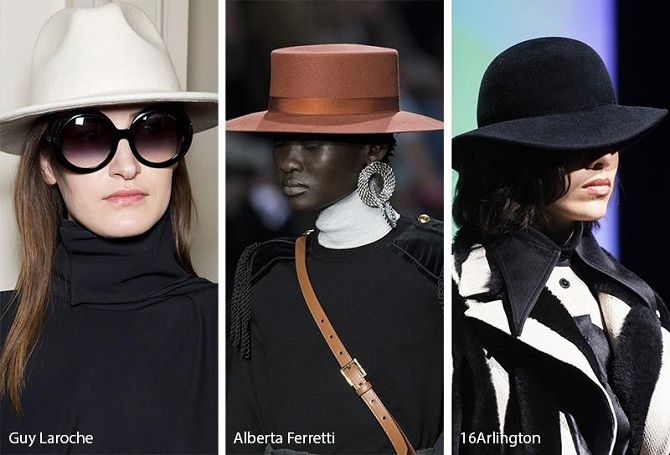 Шляпы зима 2019-2020 года