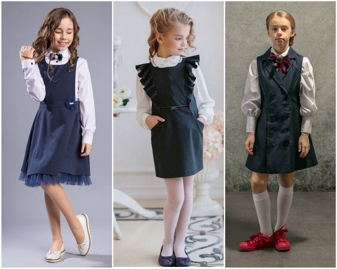 Модная школьная форма для девочек: стильные фото 2020-2021 года 7