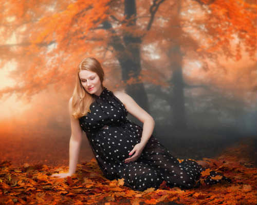 Краски осени: фотосессия для беременных 2
