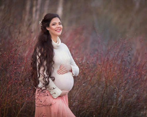 Краски осени: фотосессия для беременных 9