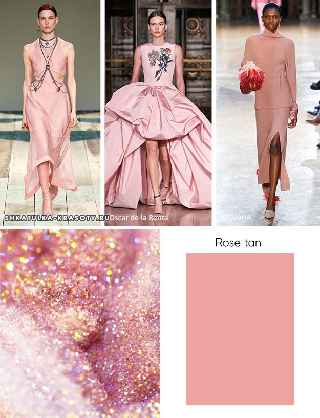 Модные цвета осень-зима 2020-2021 Розово-коричневый (Rose Tan)