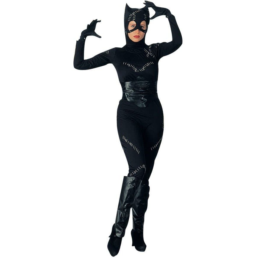 Костюм черной кошки на хэллоуин с сапогами