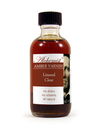 Amber Varnish Linseed Clear