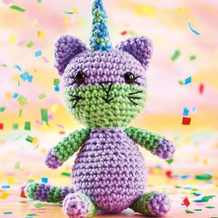 Free Crochet Pattern for a Cat Amigurumi Kayleigh Cat-icorn