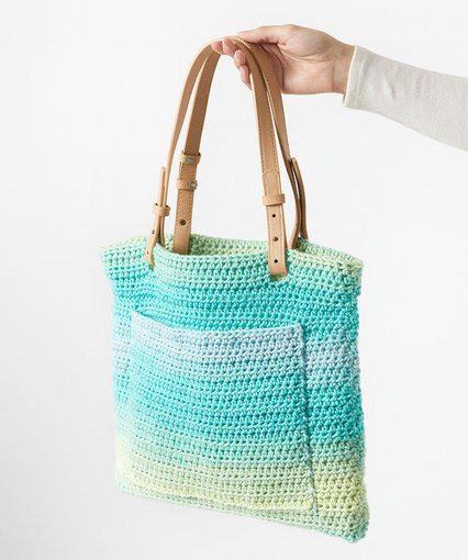 Free crochet pattern for an easy tote bag