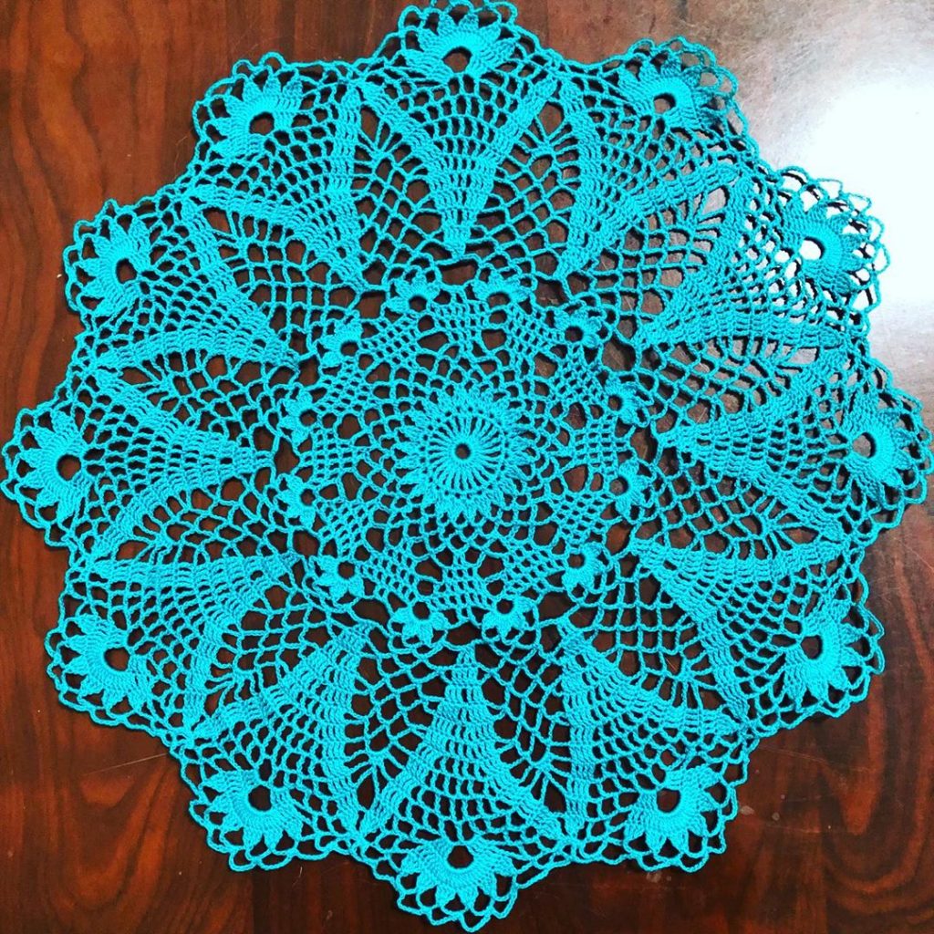 Free Crochet Pattern for a Decorative Doily