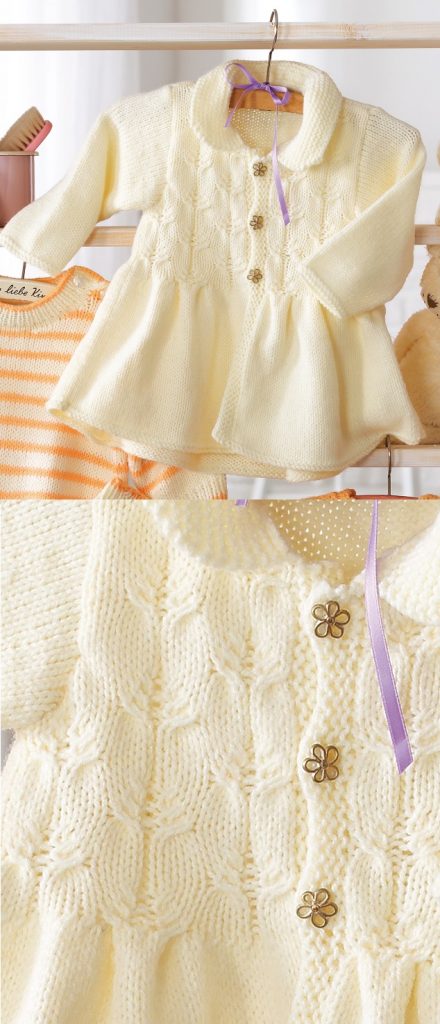Free Baby Knitting Pattern for a Baby Girl