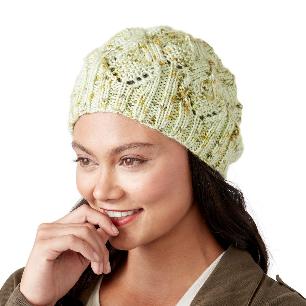 Free lace beanie knitting pattern 2020