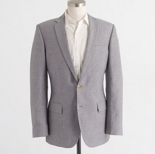 J Crew Factory Thompson Suit Jacket in Slub Linen Luminous Vestments: The 16 Best Blazers for Men