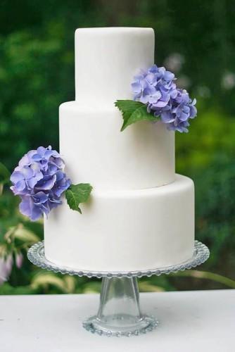 simple romantic elegant wedding cakes 1