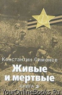 Симонов Константин - Живые и мертвые Книга 3. Последнее лето